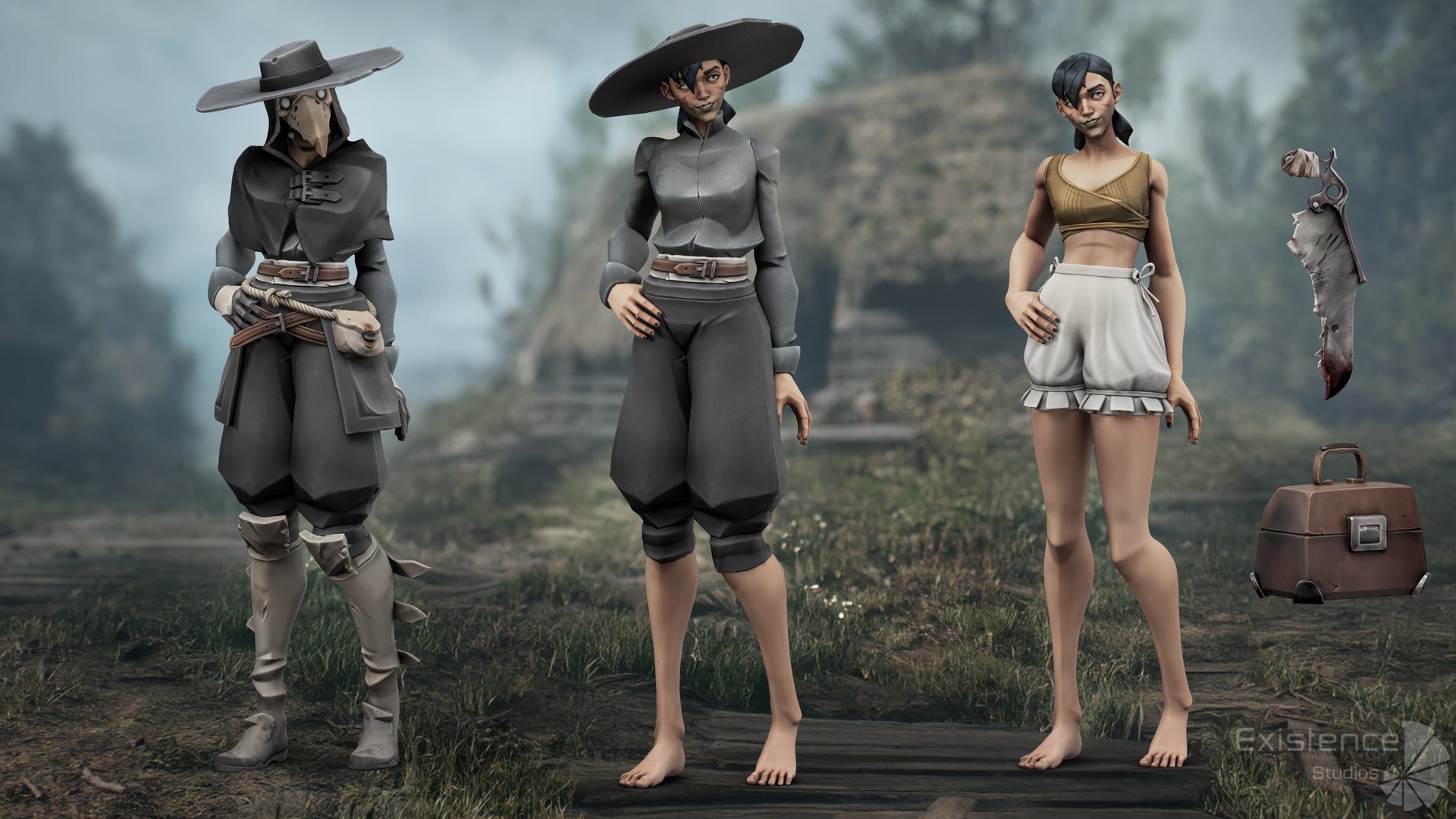 Nurse Plague Girl - Beaked Mask Woman Stylized Medieval  Horror - 67 model https://p.turbosquid.com/ts-thumb/Rp/z2n0vc/Yt/5/jpg/1748721545/1920x1080/fit_q87/123d73ff44579c5bee89e0211744c91b736fe885/5.jpg