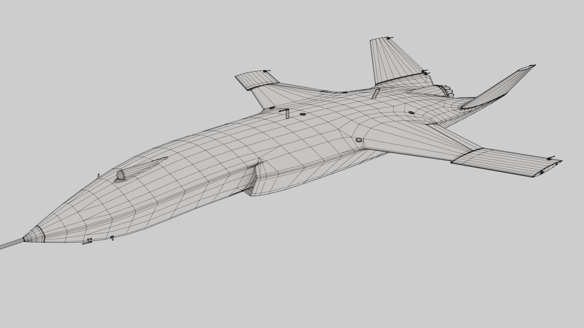 MQ-28 Ghost Bat Game Ready Drone 3D model https://p.turbosquid.com/ts-thumb/Rp/z4taLo/Hs/wireframe_01/png/1766274890/1920x1080/fit_q87/dccd3d34f1c36d4c1860c7117b0fcbcaf3807dcc/wireframe_01.jpg
