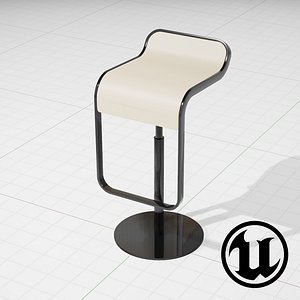 LEM Piston Bar Stool UE4