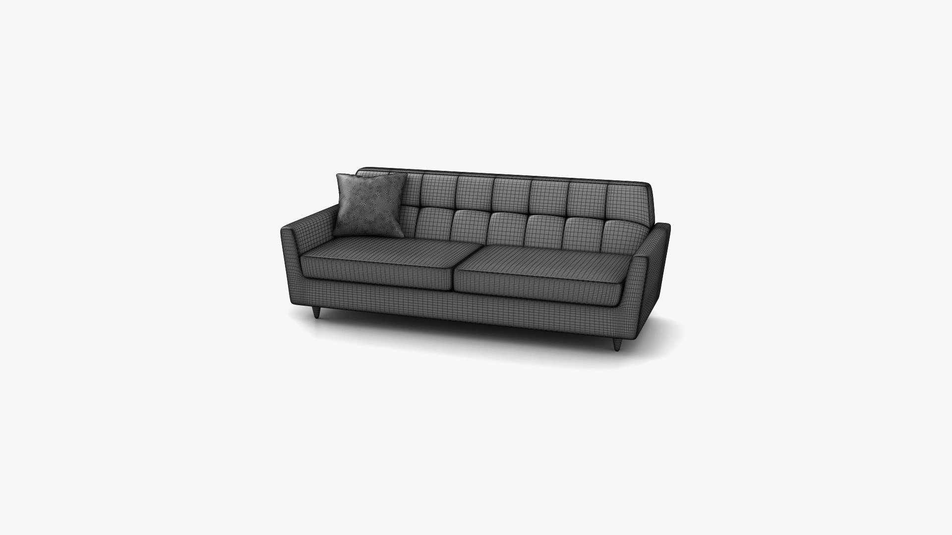 Joybird Hughes Sleeper Sofa 3D Model TurboSquid 2066222