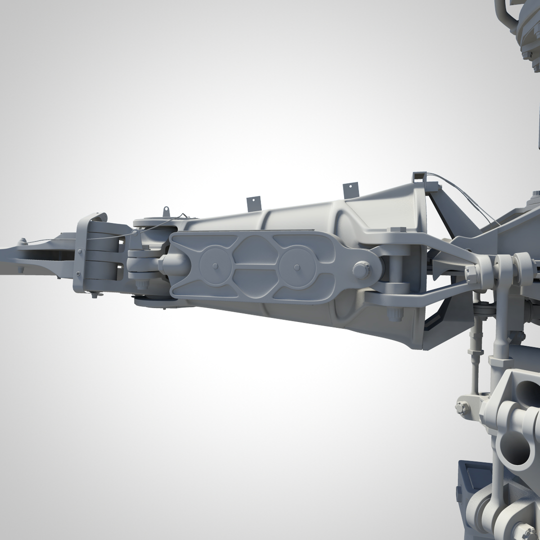 3dsmax main rotor head ah-64 apache