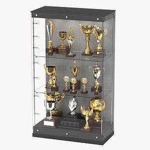 3D realistic trophy case