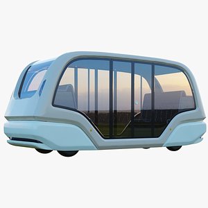 3D electric pod bus