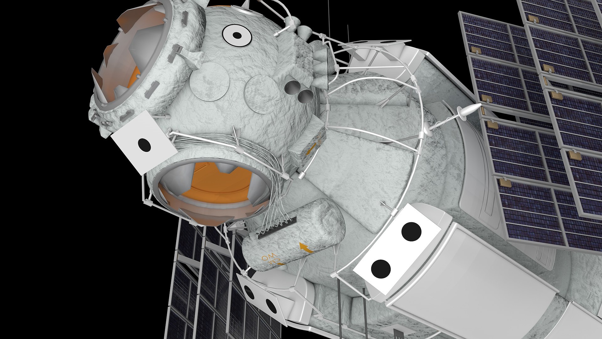 3d Iss Module Zarya Fgb Model