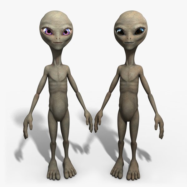 grey alien full body