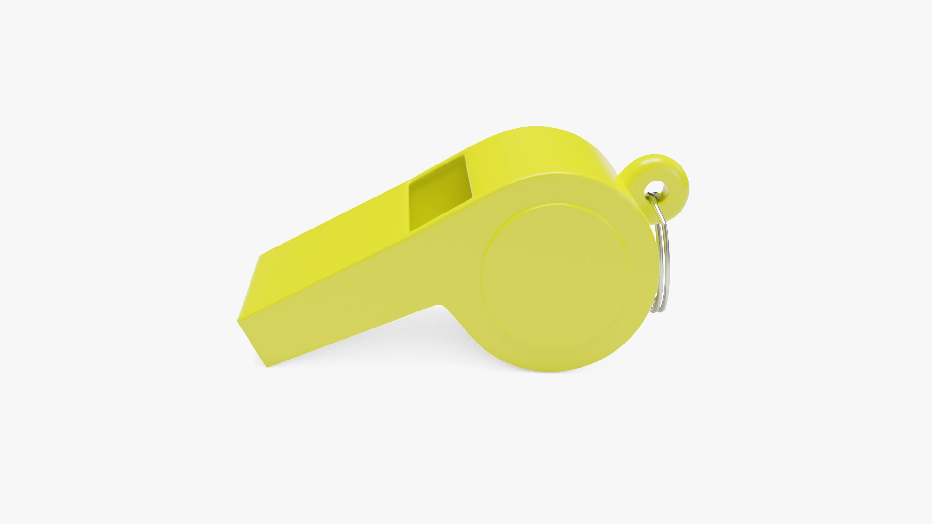 Yellow Whistle 3D - TurboSquid 2253920