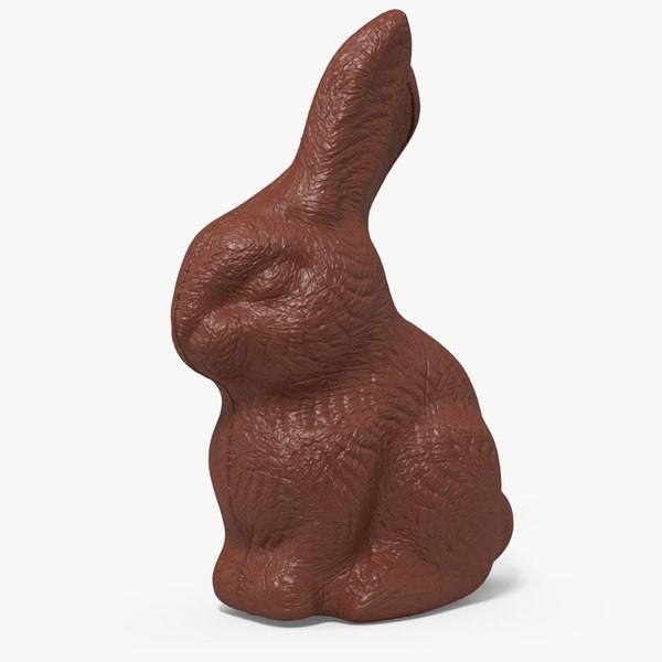 Chocolate Easter Bunny for 3D Print 3D model