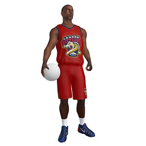 Basketball Player 1 LOD2 Rigged