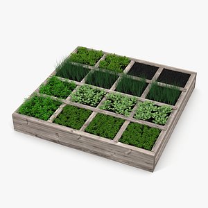 3d vegetable garden