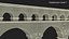 3D Pont du Gard Aqueduct