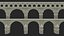 3D Pont du Gard Aqueduct