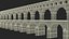 3D Pont du Gard Aqueduct