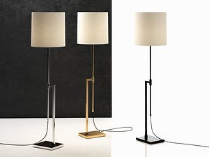 3D model palo floor lamp