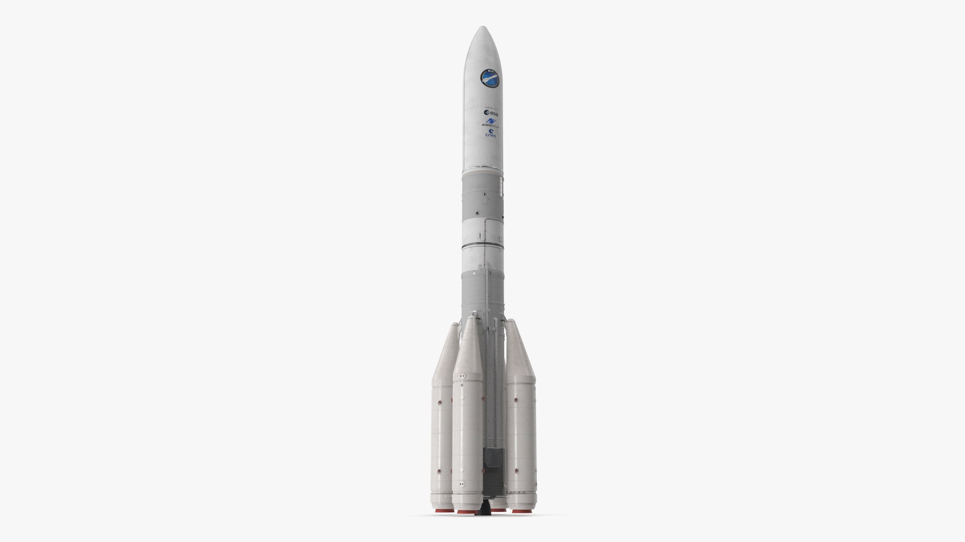 European Ariane 6 Launch Vehicle A64 3D model preview