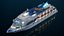 Navire de croisière élégant de taille moyenne