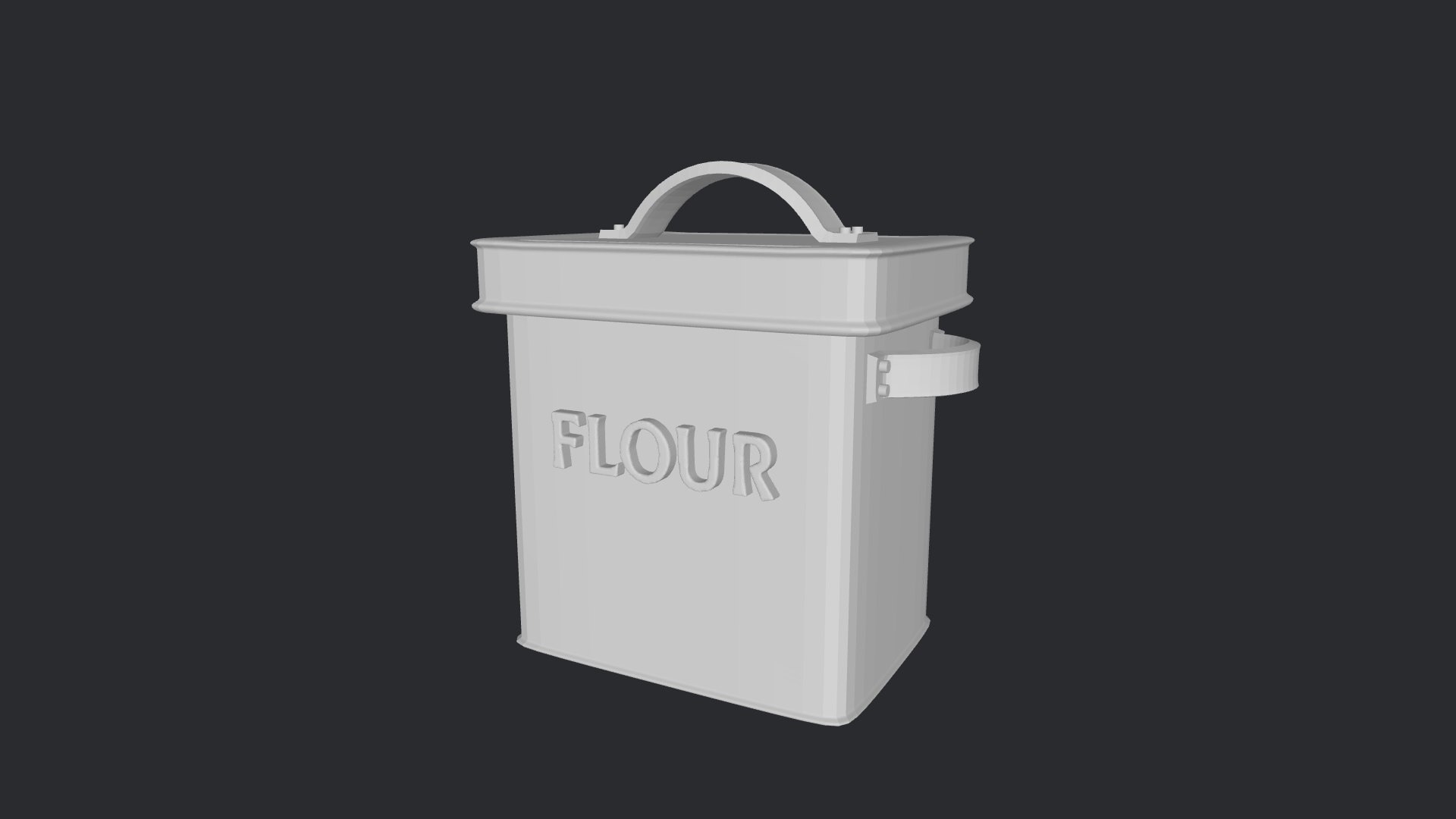3D Dollhouse Miniature Flour Can Model Ready To Print - TurboSquid 2102412