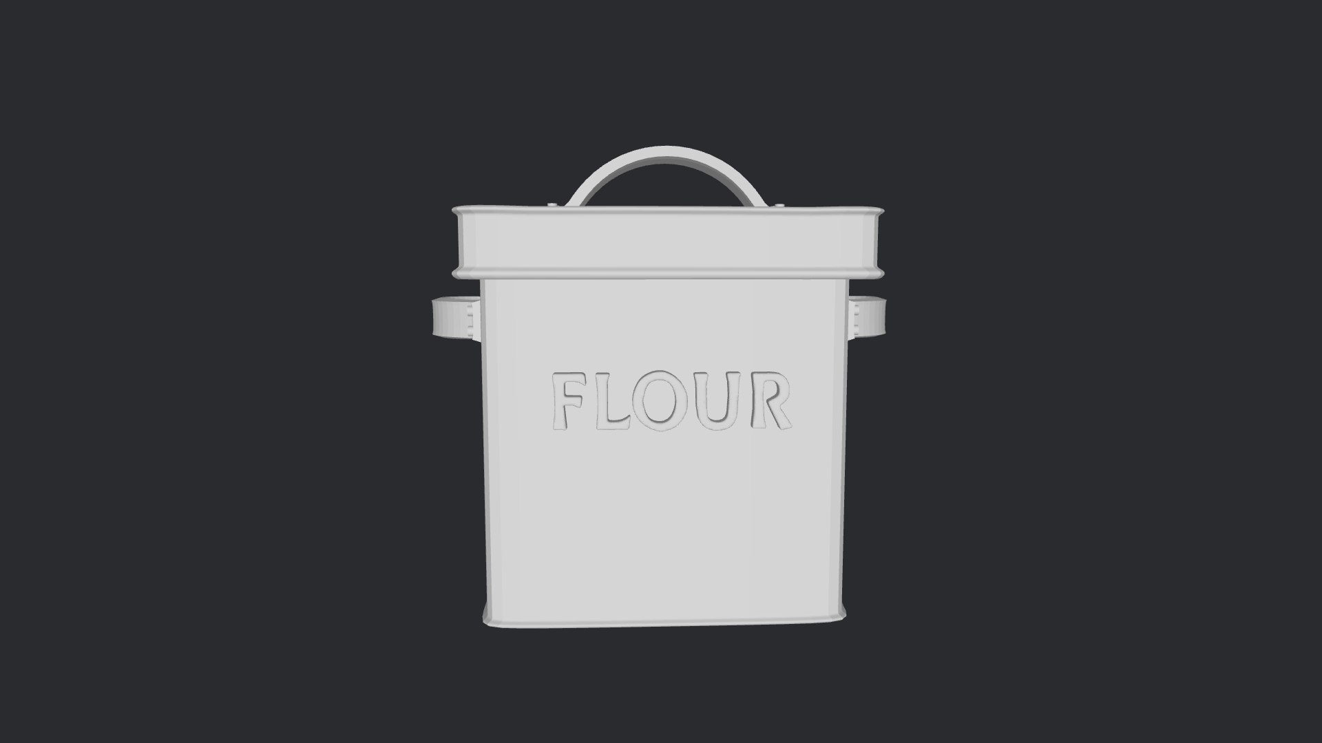 3D Dollhouse miniature flour can model ready to print - TurboSquid 2102412