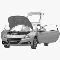 Honda CRZ 2014 lowpoly1
