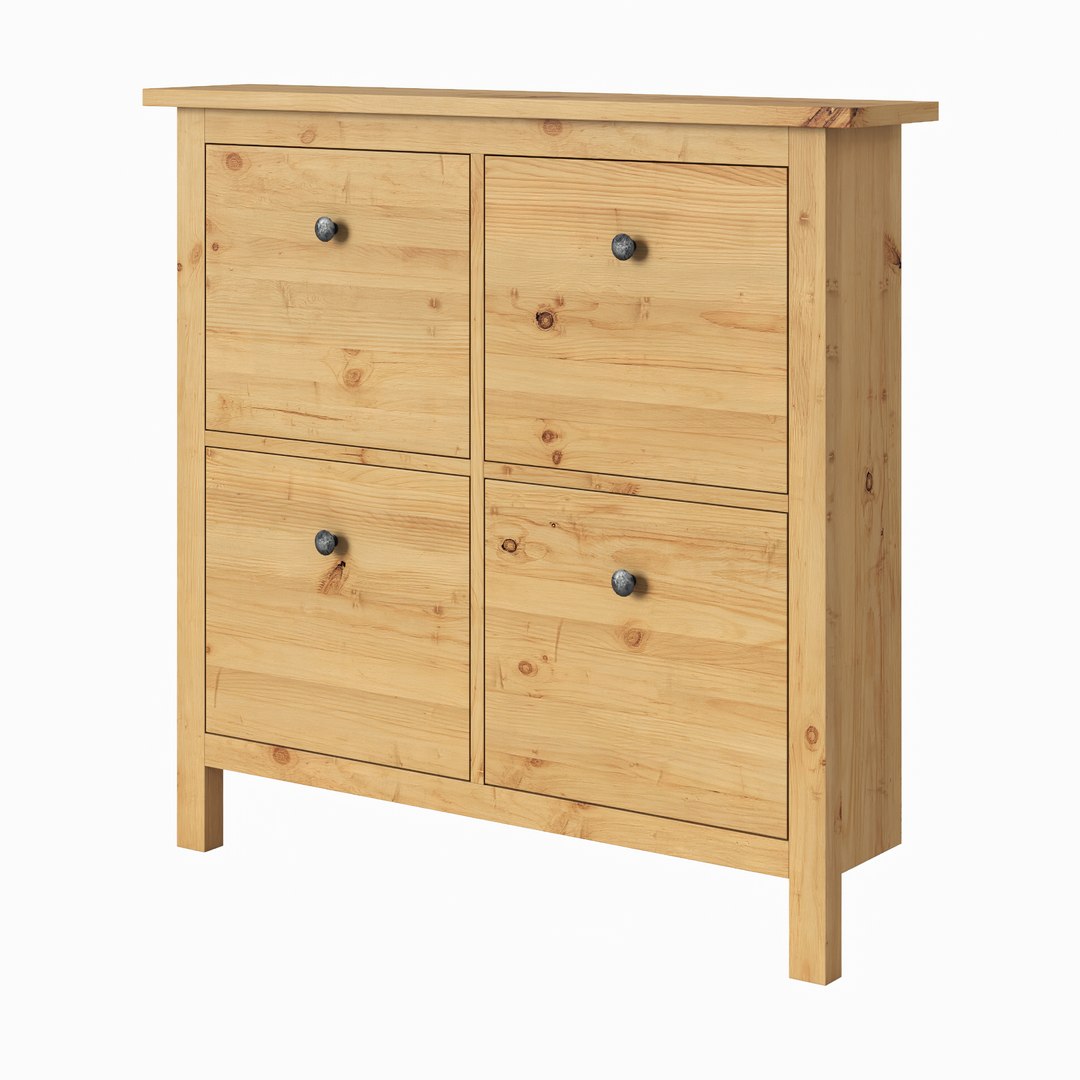 3D Ikea Hemnes Shoe Cabinet - TurboSquid 1596080
