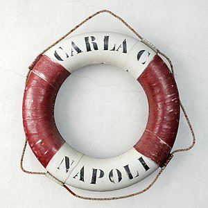 1951 Vintage Life Preserver Ring