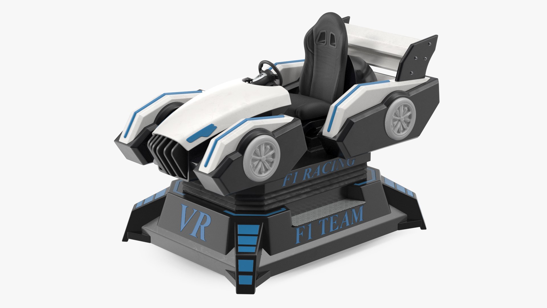 Virtual Reality Racing Game Off Rigged 3D model preview