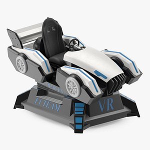 3D model Virtual Reality Racing Game Off Rigged