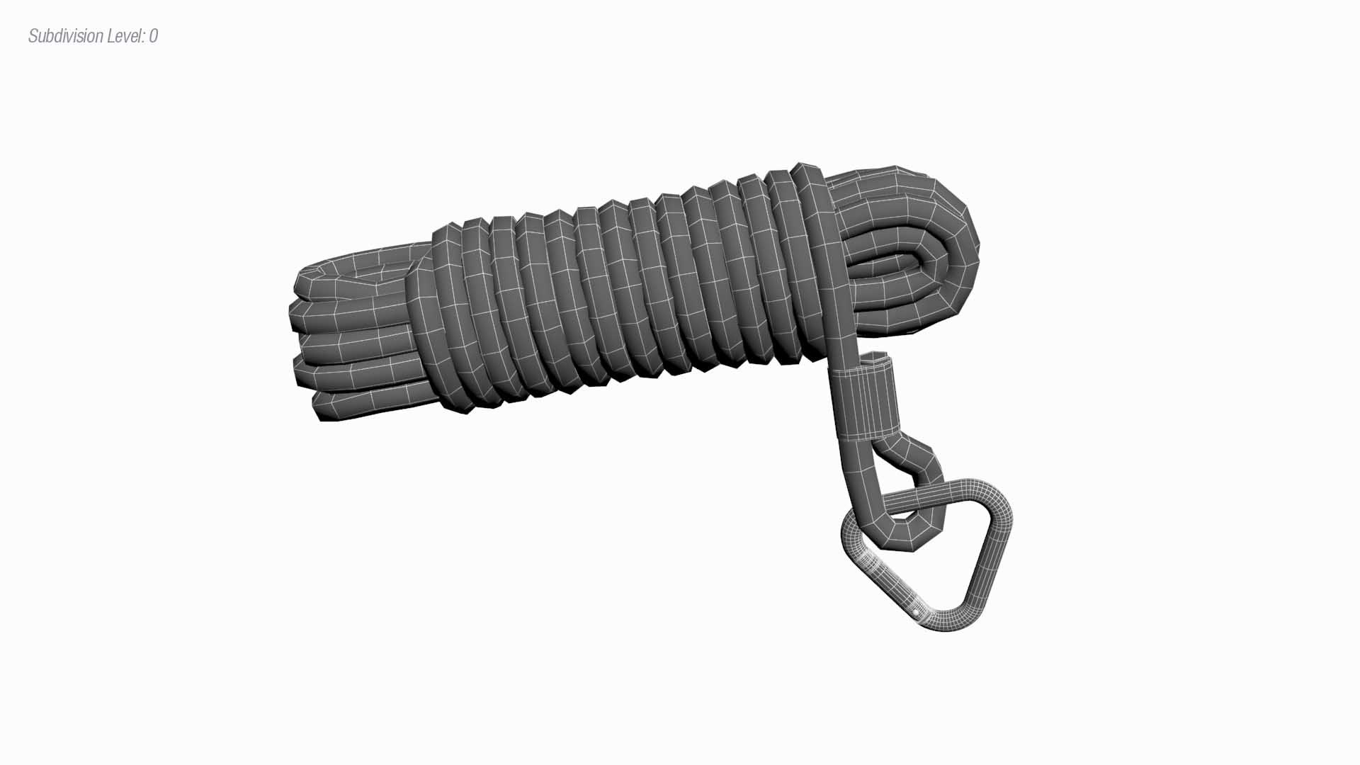3D Model Climbing Rope Roll V2 - TurboSquid 1635031