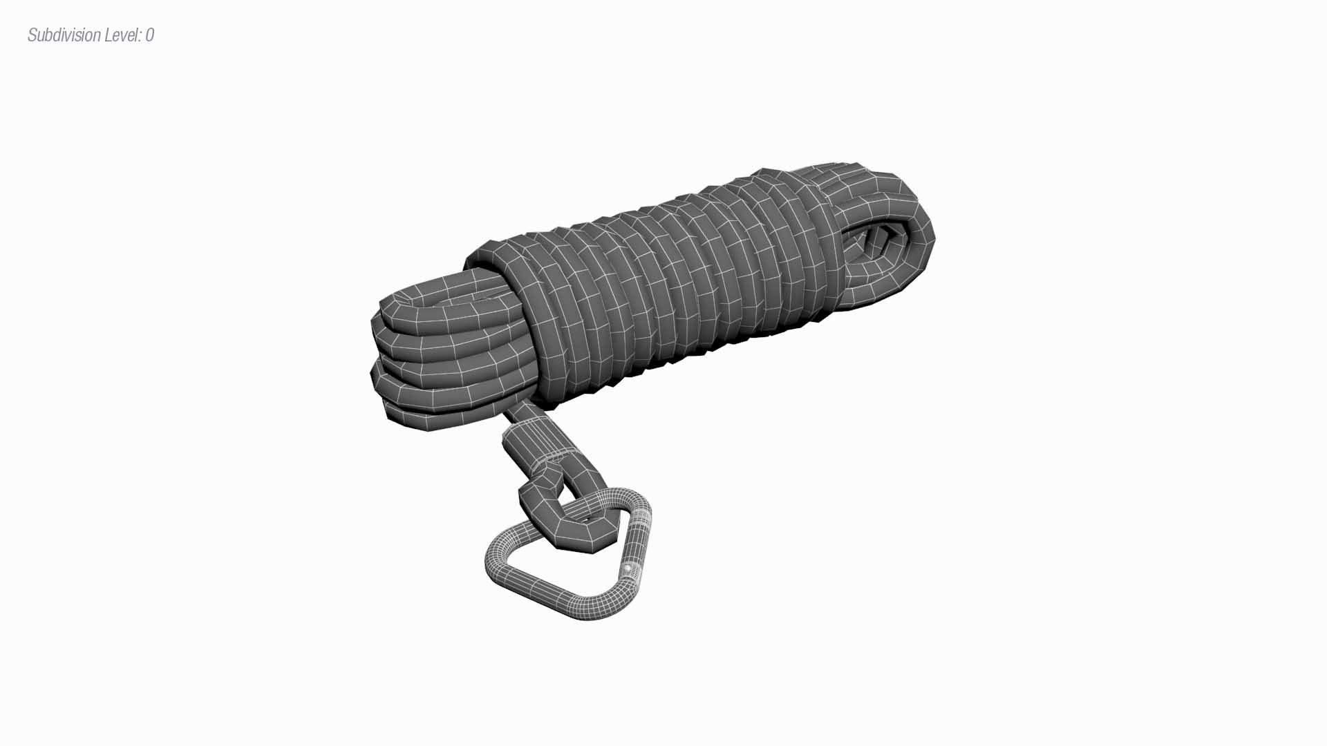 3D Model Climbing Rope Roll V2 - TurboSquid 1635031