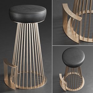 3D rendez-vous stool giopagani model