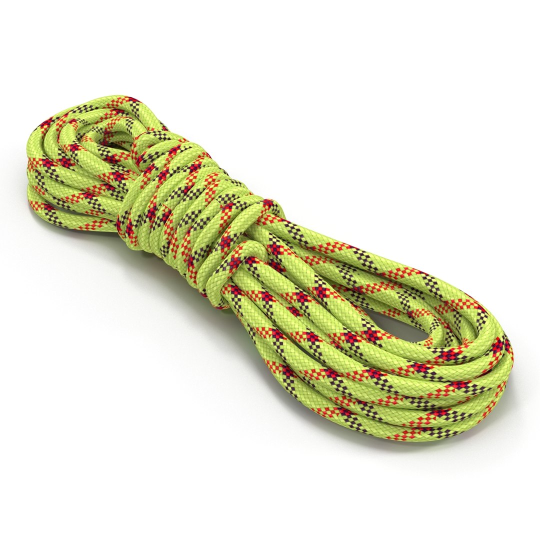 Rock Climbing Rope 3d Model
