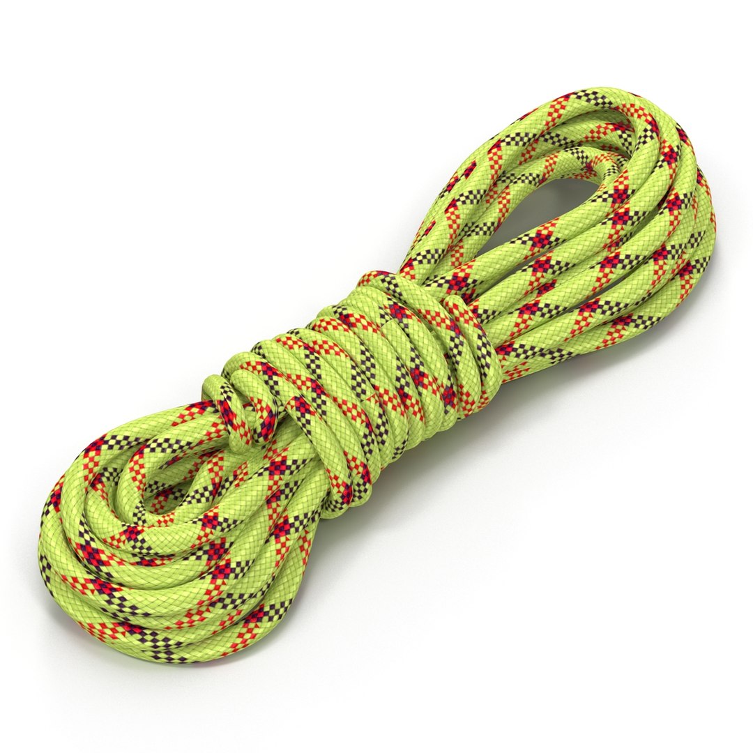 Rock Climbing Rope 3d Model