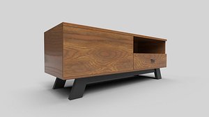 TV Rack N43 3D model