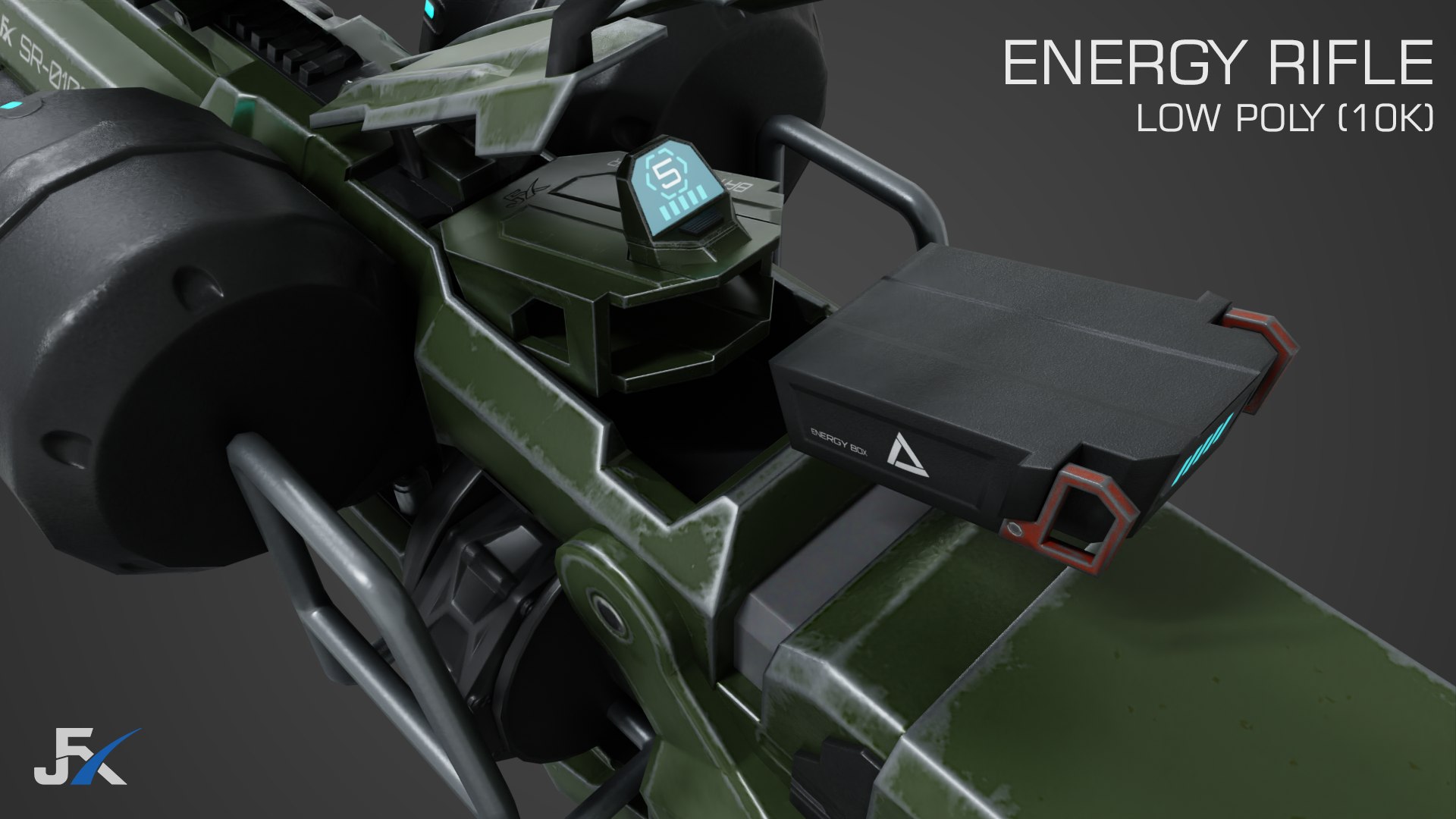 3D Model PBR-Energy Rifle - TurboSquid 2433351