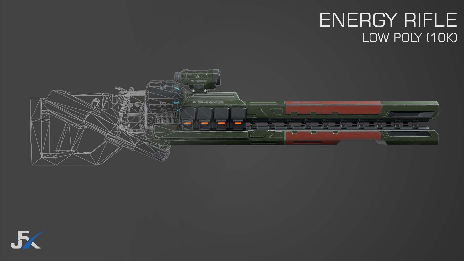 3D Model PBR-Energy Rifle - TurboSquid 2433351
