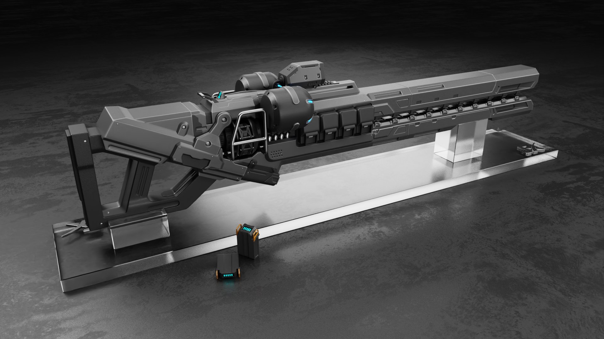 3D Model PBR-Energy Rifle - TurboSquid 2433351