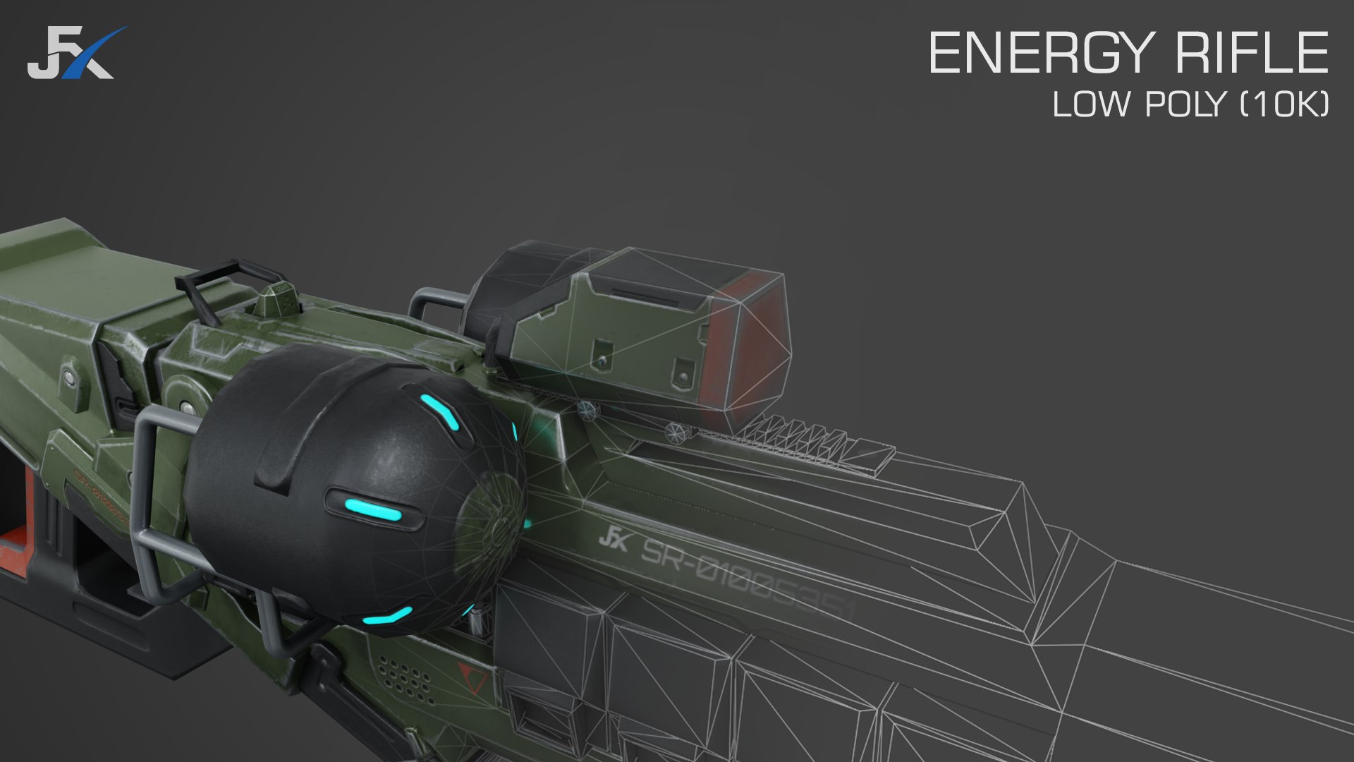 3D Model PBR-Energy Rifle - TurboSquid 2433351