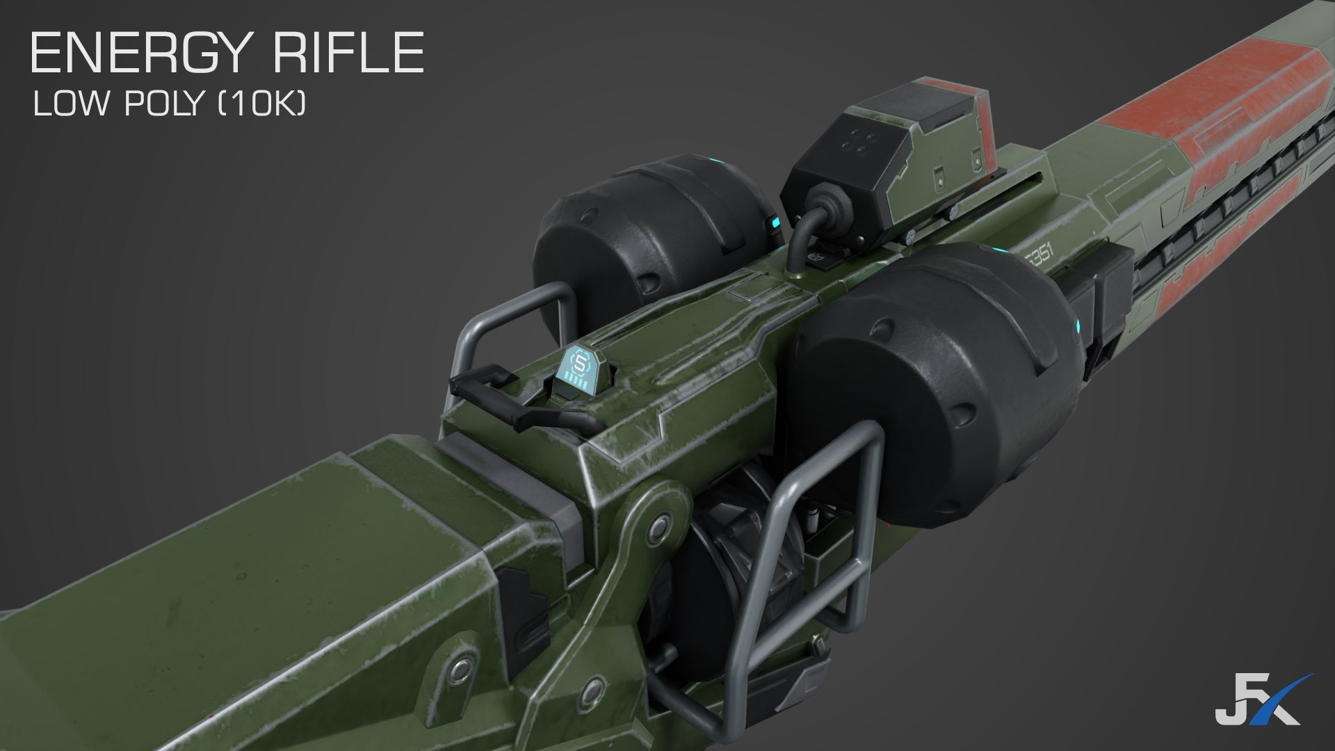 3D Model PBR-Energy Rifle - TurboSquid 2433351