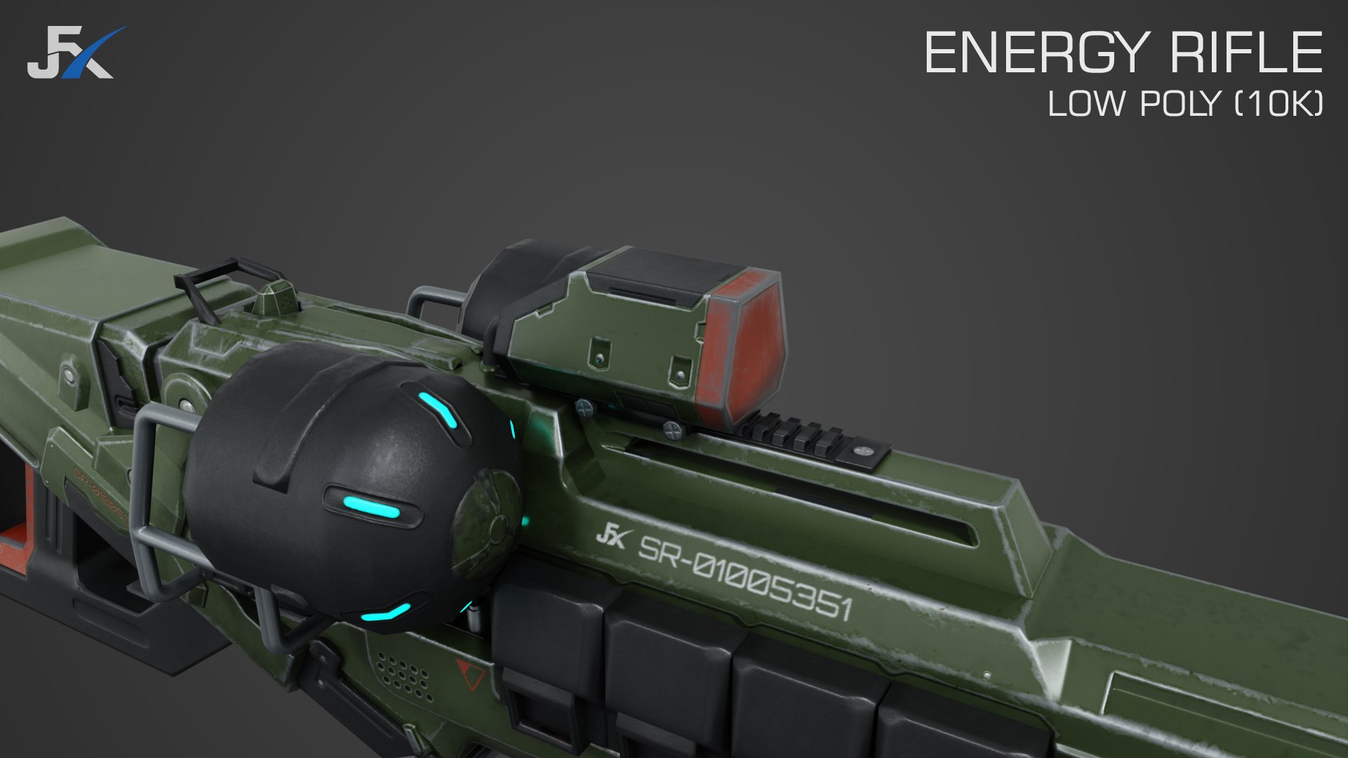 3D Model PBR-Energy Rifle - TurboSquid 2433351