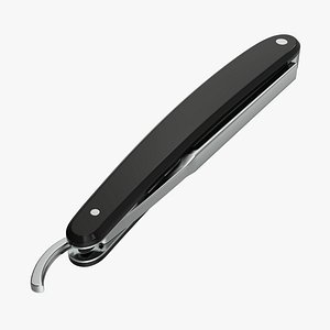 Straight razor vintage close