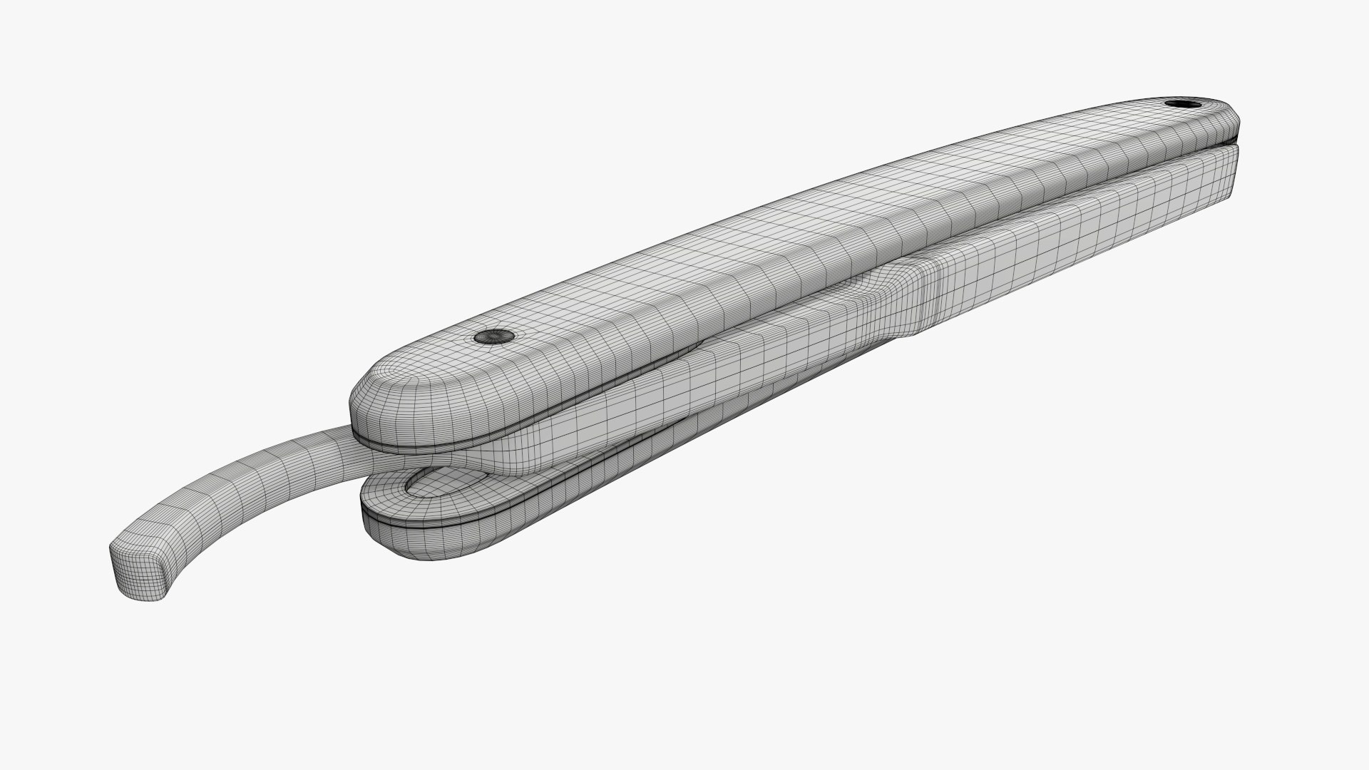 3D Razor Straight Model - TurboSquid 1615590