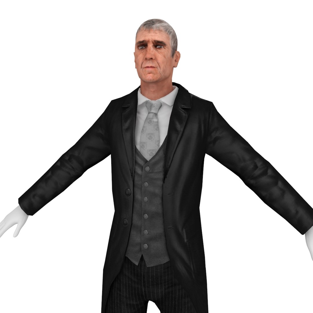Butler 3D Model - TurboSquid 1289201