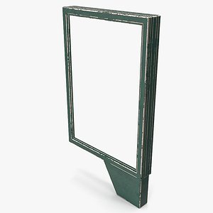 3D model Street Advertising Billboard 06