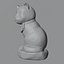 Cat statuette from Operation Y printable 3D model