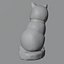 Cat statuette from Operation Y printable 3D model