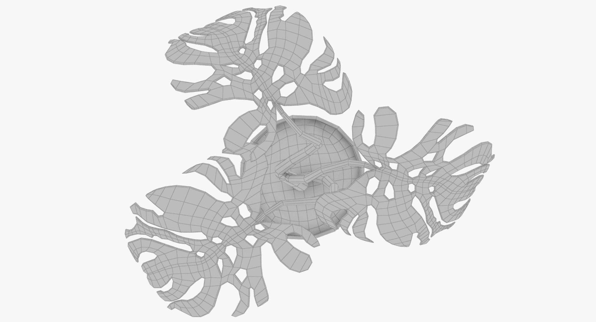 Monstera Pot Model - TurboSquid 1298351