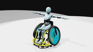 x rigged wheelchair