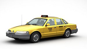 Ford Crown Victoria Taxi 1992 3D