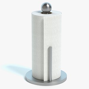 3d roll paper towels holder