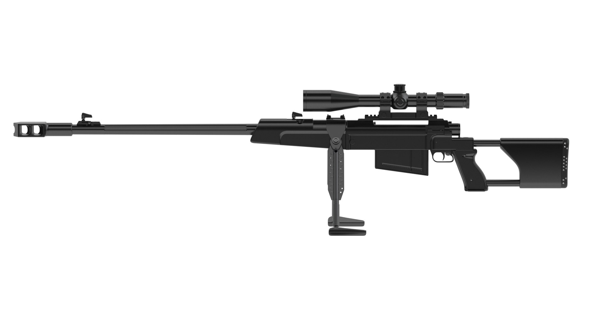 Zastava M93 Black Arrow Anti-materiel Rifle 3D Model - TurboSquid 2046039