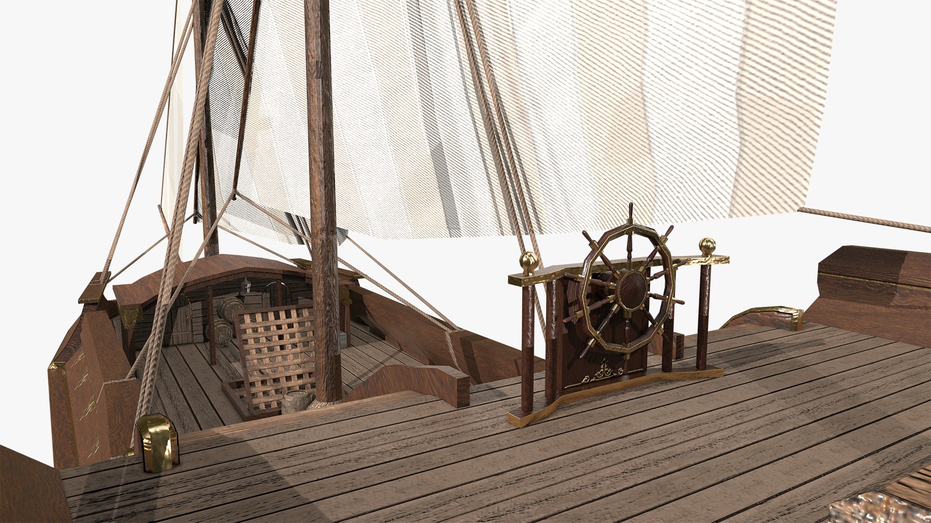 Venetian Xebec 3D model - TurboSquid 1757764